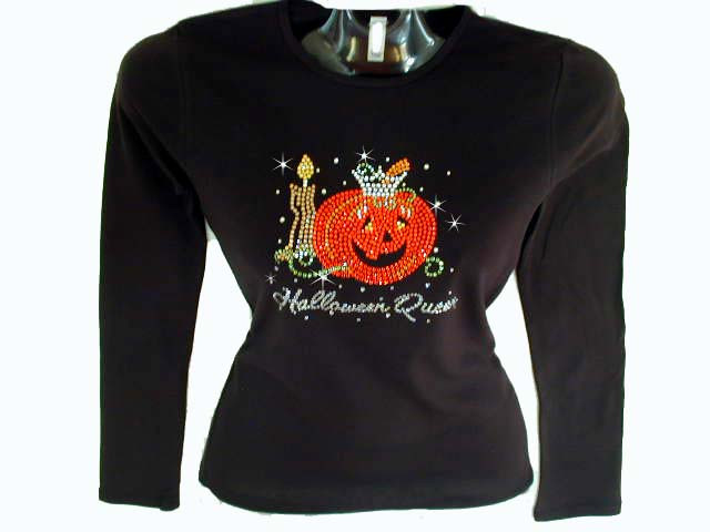 Bling halloween shirts Clearance