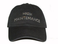 High Maintenance Swarovski Bling Hat/Cap