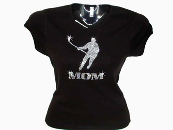 Hockey Mom Swarovski crystal rhinestone shirt