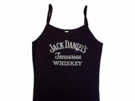 Jack Daniels Bling Swarovski Rhinestone Tank Top / T Shirt