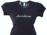 Juvederm Swarovski Crystal Rhinestone Spa Bling T Shirt