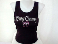Kenny Chesney Rhinestone tank top t shirt