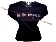 Sparkly Kid Rock Swarovski Rhinestone Bling Tee Shirt