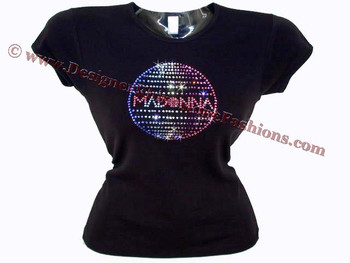 Madonna Sparkly Rhinestone Tee Shirt