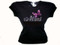 Mimi Mariah Carey Swarovski crystal rhinestone tee shirt