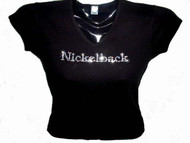 Nickelback Swarovski rhinestone sparkly concert t shirt