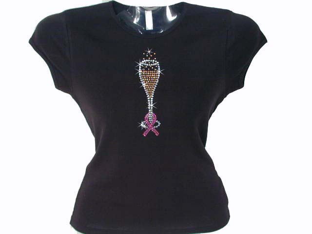 breast cancer bling shirt