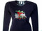 Christmas Presents Bling Swarovski Rhinestone T Shirt