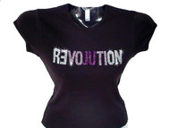 Revolution Swarovski Rhinestone T Shirt