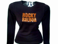 Rocky Balboa Movie Swarovski Crystal Rhinestone T Shirt
