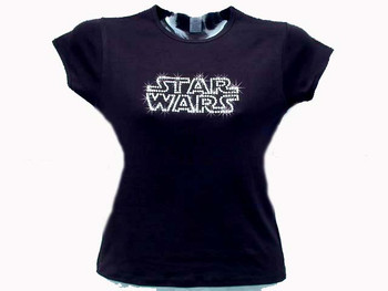 Star Wars sparkly rhinestone t shirt
