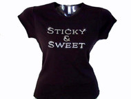Madonna Sticky & Sweet Rhinestone Tee Shirt