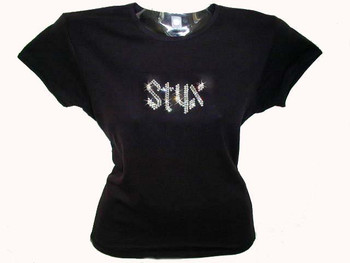 Styx Swarovski Rhinestone Concert T Shirt
