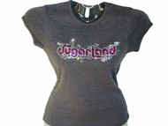 Sugarland Swarovski crystal concert t shirt