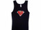 Bling Superman Rhinestone Studded T Shirt or Tank Top