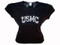 USMC United States Marine Corps Swarovski Rhinestone Military T Shirt 