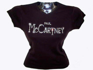 Paul McCartney Swarovski Crystal Rhinestone Concert T Shirt