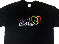 One Pulse Orlando Shooting Swarovski crystal rhinestone t shirt