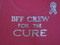 BFF Crew For The Cure Breast Cancer Swarovski shirt