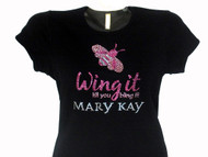 Mary Kay sparkly rhinestone t shirt