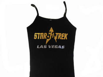 Star Trek 50 Anniversary Sparkly Rhinestone Shirt Tank Top
