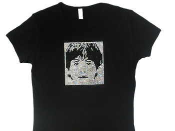 The Beatles Paul McCartney Swarovski Rhinestone Concert T Shirt