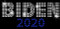 Biden 2024 Presidential Election Swarovski Crystal Rhinestone Ladies T Shirt