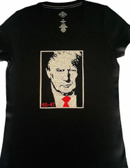 Trump 2024 Presidential Election Swarovski Rhinestone T Shirt