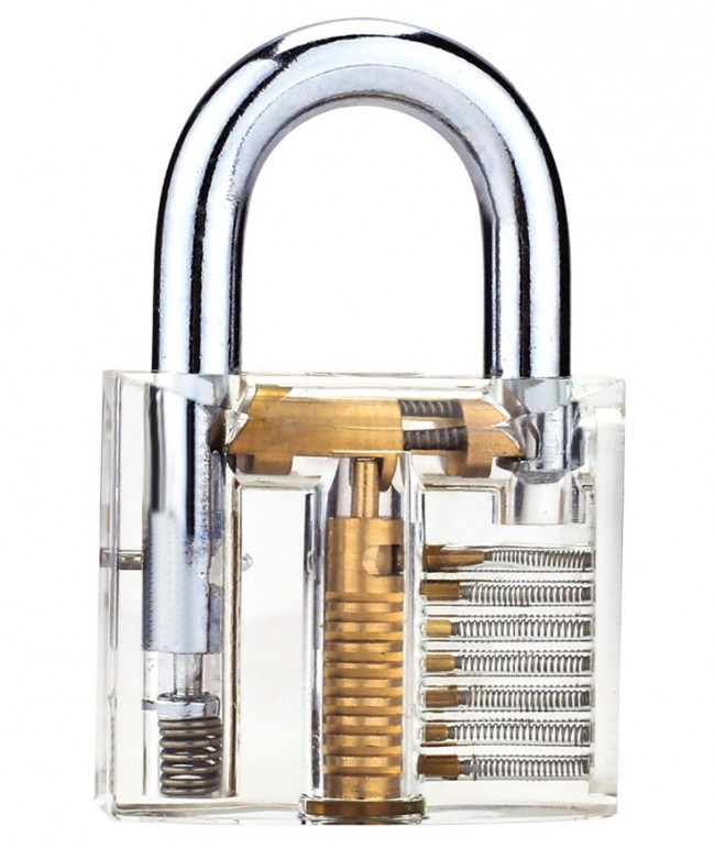 visible padlock