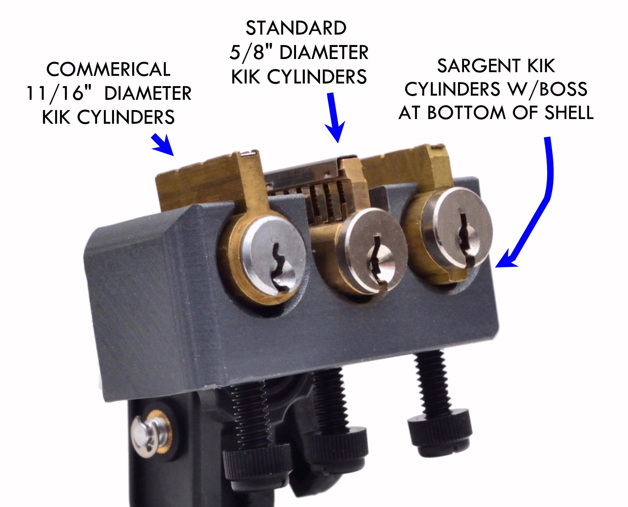 TriPik-II Mod XPC Practice Stand for KIK Lock Cylinders