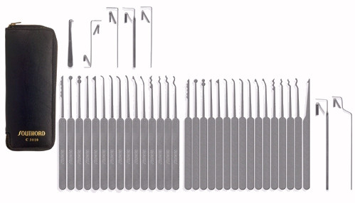 C-3010 Slim Line Lock Pick Set | 37 high quality locksmith tools