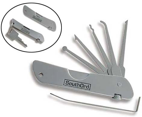 JPXS-6 Jack Knife Style Lock Picks Set | Cool Looking and Functional