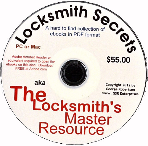 The Locksmith's Master Resource CD-ROM