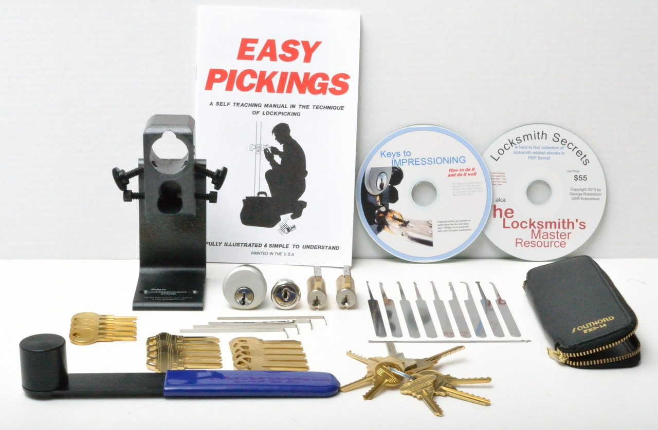 Pro Maker Deluxe Lock Picking Practice Kit