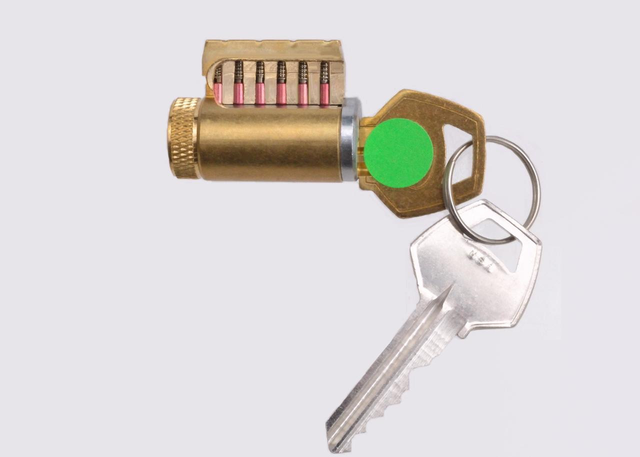 ERA Cutaway 6 Pin Euro Practice Lock With 30 Extra Pins – Repinnable, British Made, Brass 6 thumbnail image