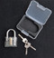 Transparent Wafer Style Padlock, includes plastic gift case