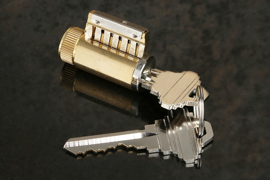 Lane Cut Away Cutaway CB34R Entrance Cylinder Lock Locksport key 