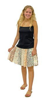 2026 Smocked Waist Panel Skirt