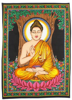 T1 Meditating Buddha Small Tapestry