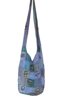 G9123 Swirly Peace Bucket Bag