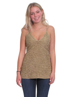 2202 Stone Wash Tank with Tonal Embroidery