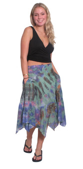 2207 Tie Dye Pixie Skirt