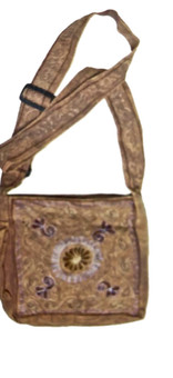 G7299 Embroidered Canvas Handbag