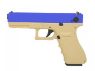 Cyma CM030 Electric Airsoft Pistol AEP in Blue and Tan
