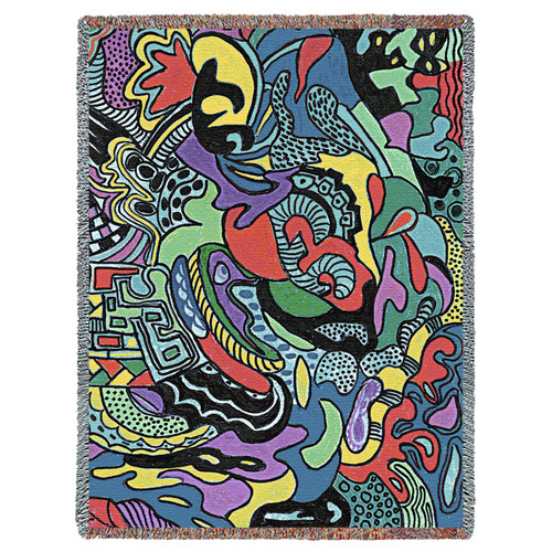 The Masquerade Blanket Tapestry Throw