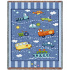 Transportation Toys Mini  Blanket Tapestry Throw