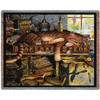 Remington The Horticulturist - Charles Wysocki - Cotton Woven Blanket Throw - Made in the USA (72x54) Tapestry Throw