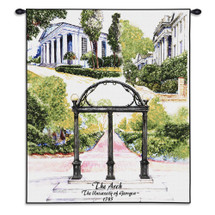 University of Georgia Arch Wall Tapestry Wall Tapestry