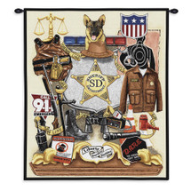 Sheriff Profession Wall Tapestry Wall Tapestry