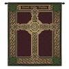 Celtic Irish Cross One Thousand Blessings | Woven Tapestry Wall Art Hanging | Celtic Tribal Knot Design | Cotton | Made in the USA | Size 34x27 Wall Tapestry